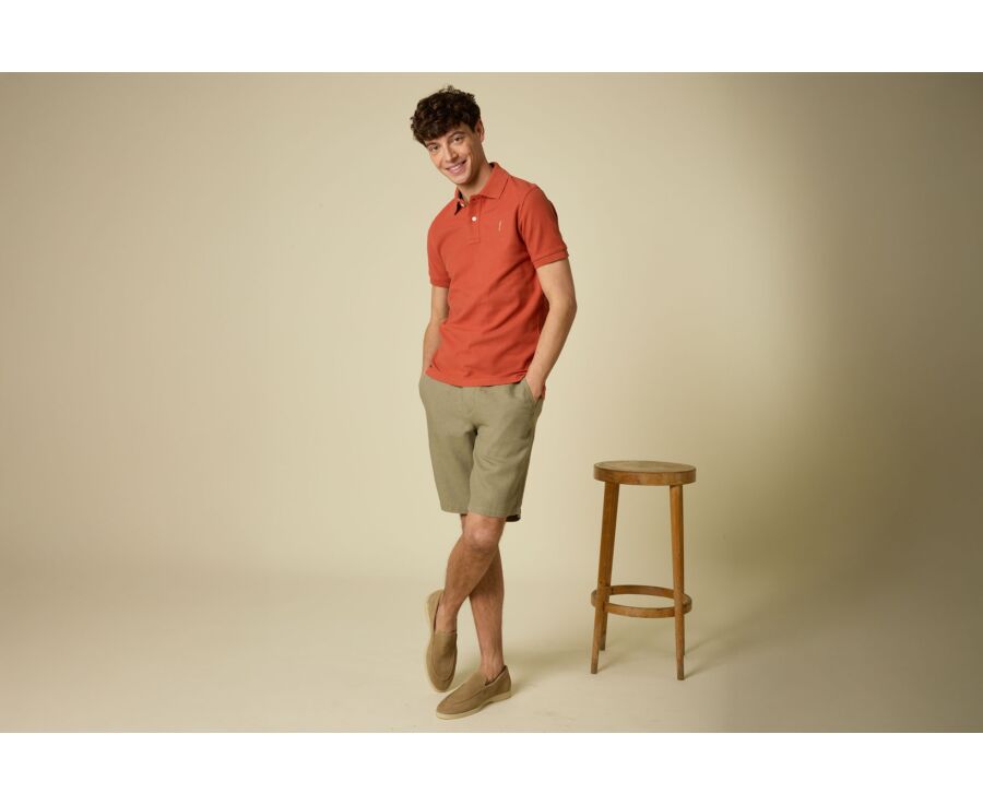 Polo homme - Rouille - ANDY II