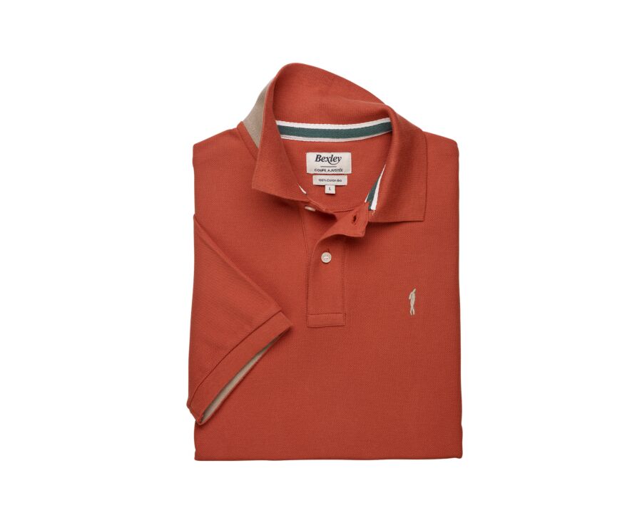 Polo homme - Rouille - ANDY II