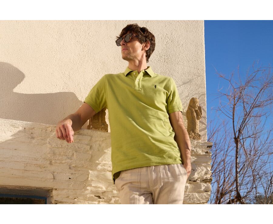 Polo homme Vert Pistache - ANDY II