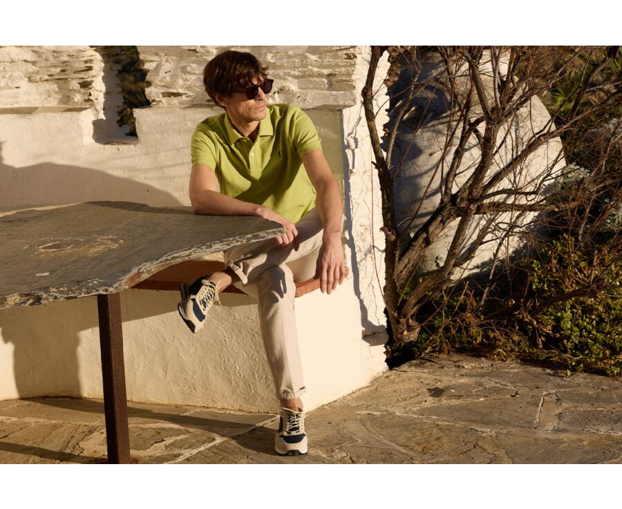 Polo homme Vert Pistache - ANDY II