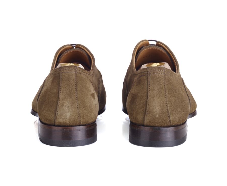 Derbies homme Velours Cognac semelle cuir - DURRINGTON