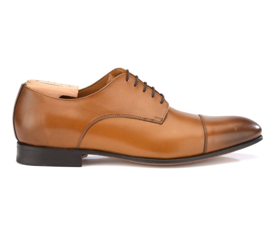 Derbies homme Gold Patiné semelle cuir - DURRINGTON