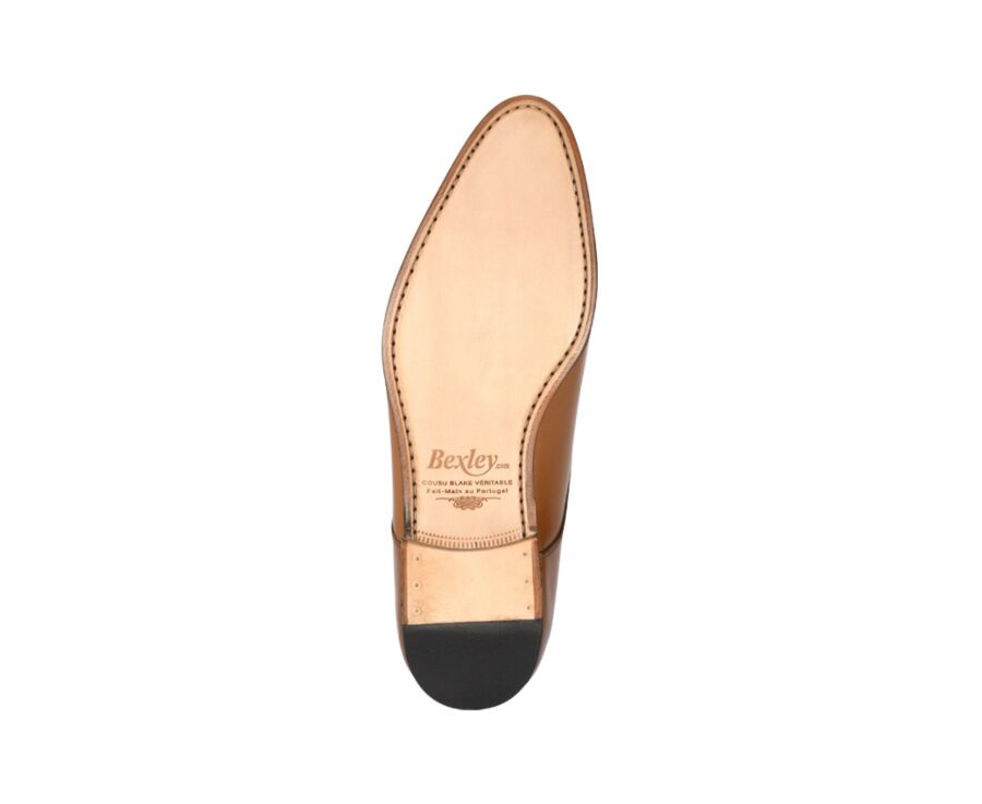 Derbies homme Gold Patiné semelle cuir - DURRINGTON