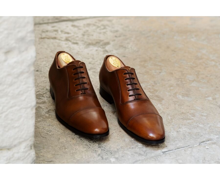 Richelieu homme Cognac Patiné  - RINGWOOD