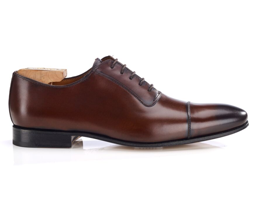 Richelieu homme chocolat patiné en cuir - RINGWOOD
