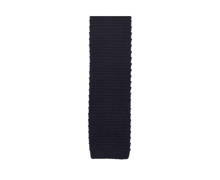 Cravate tricot homme Marine