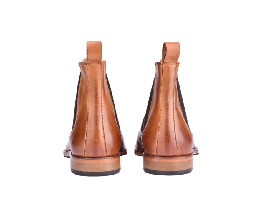 Chelsea boots homme Châtaigne Patiné - DAWSON II PATIN