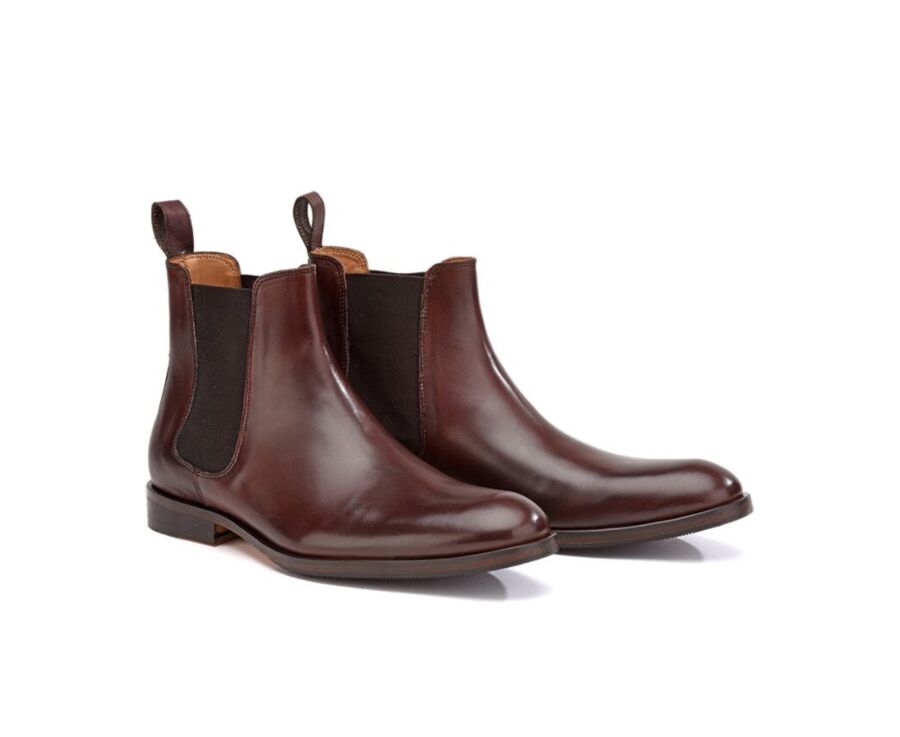 Chelsea boots homme Chocolat - DAWSON II PATIN