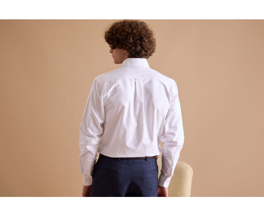 Chemise blanche coton - Col américain - TOMMY