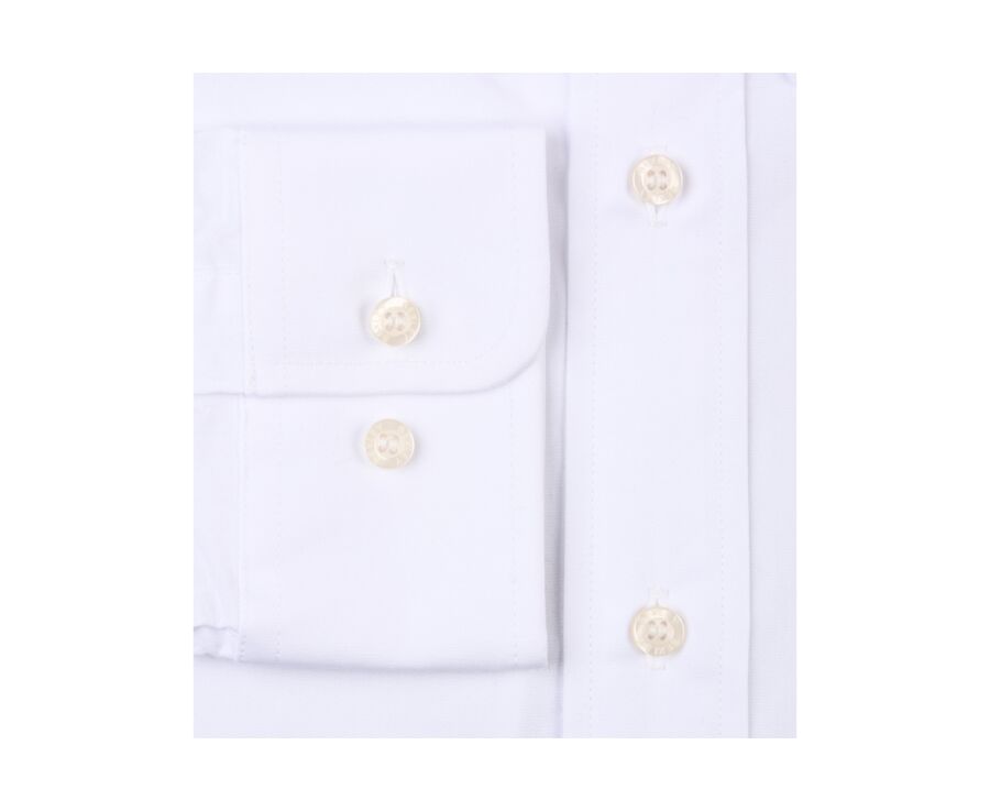 Chemise blanche coton - Col américain - TOMMY