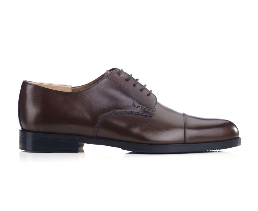Derbies homme Chocolat semelle cuir avec patin - MAYFAIR CLASSIC PATIN