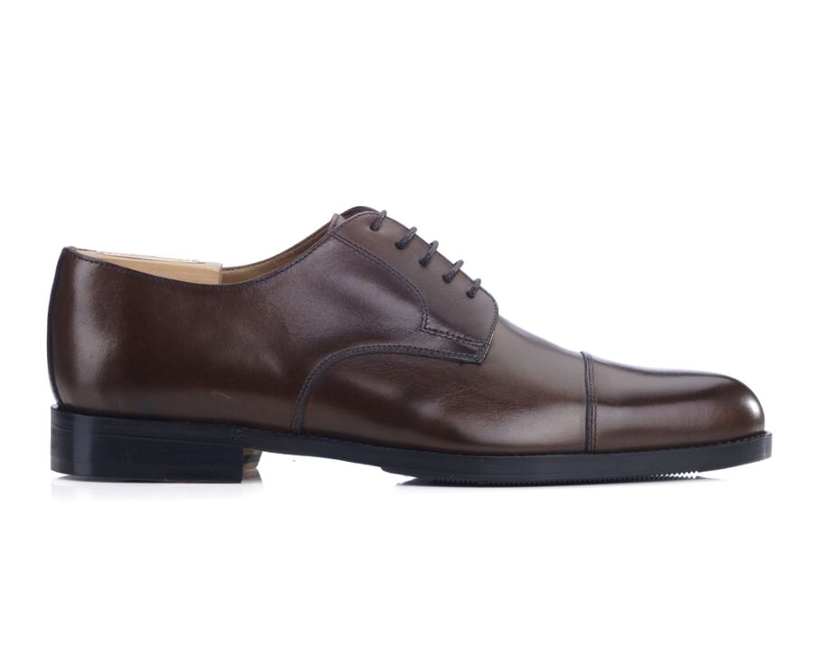 Derbies homme Chocolat semelle cuir avec patin - MAYFAIR CLASSIC PATIN