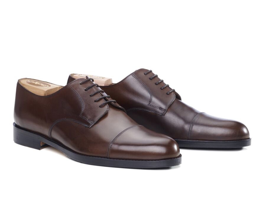 Derbies homme Chocolat semelle cuir avec patin - MAYFAIR CLASSIC PATIN