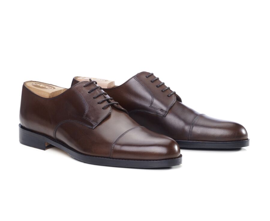 Derbies homme Chocolat semelle cuir avec patin - MAYFAIR CLASSIC PATIN
