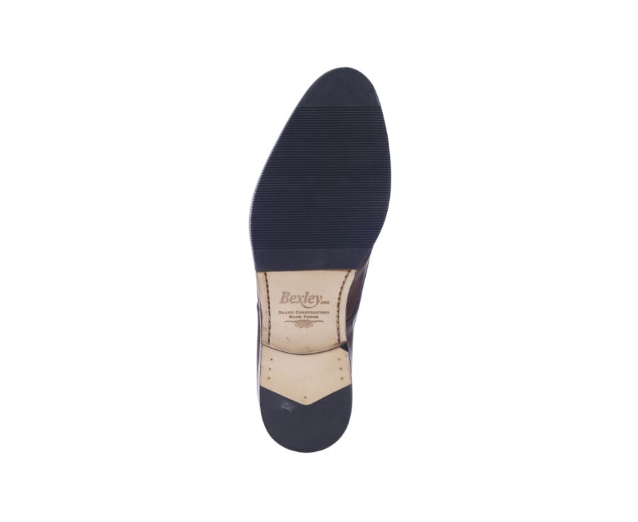 Derbies homme Chocolat semelle cuir avec patin - MAYFAIR CLASSIC PATIN