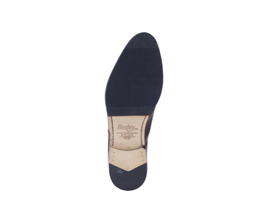 Derbies homme Chocolat semelle cuir avec patin - MAYFAIR CLASSIC PATIN