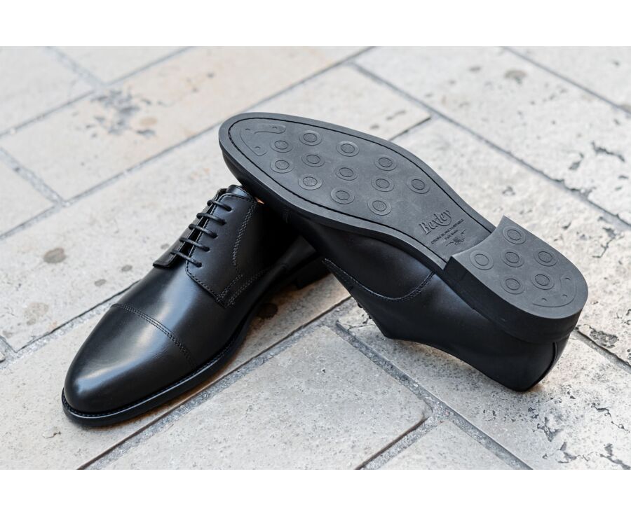 Derbies homme Noir semelle cuir avec patin - MAYFAIR CLASSIC PATIN