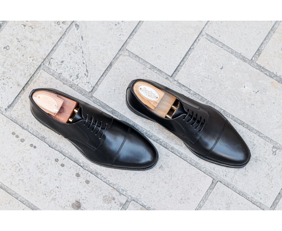 Derbies homme Noir semelle cuir avec patin - MAYFAIR CLASSIC PATIN