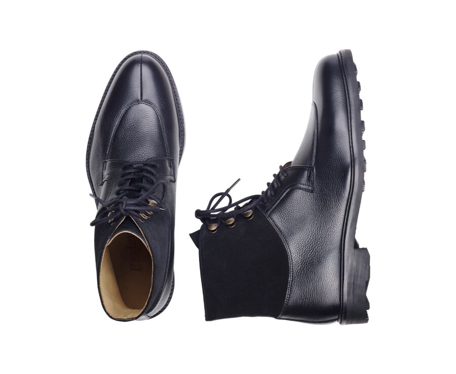 Boots homme Noir Grainé - KENT HIGH GOMME COUNTRY