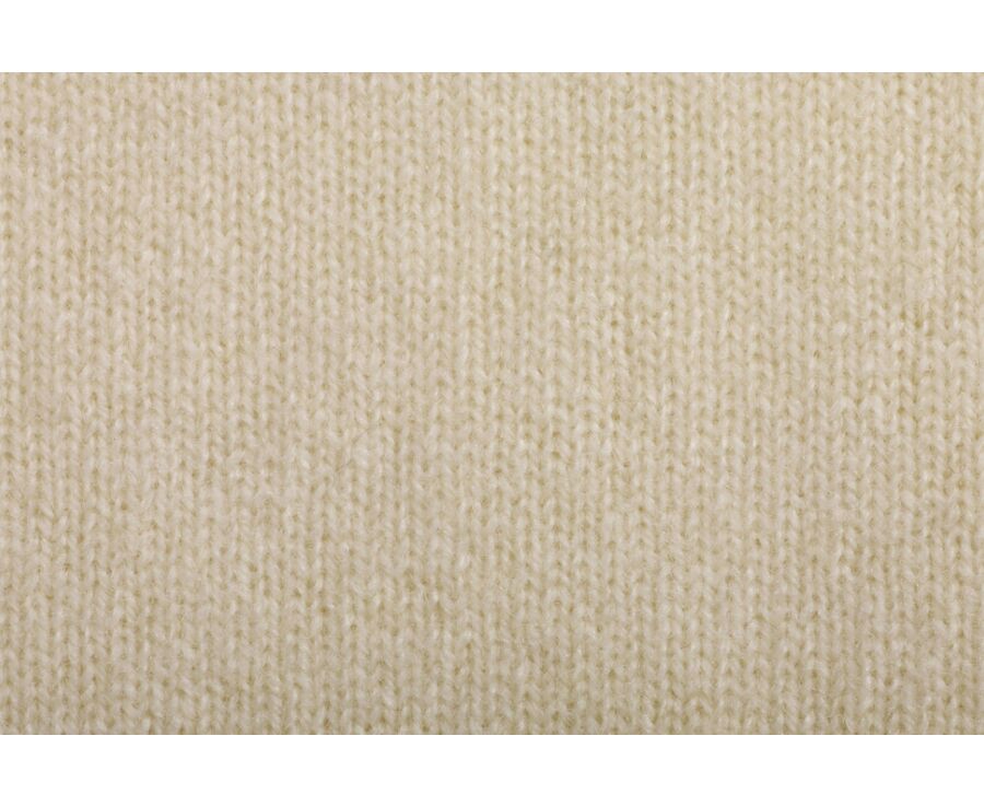Pull col rond homme laine - Ecru - CONAN