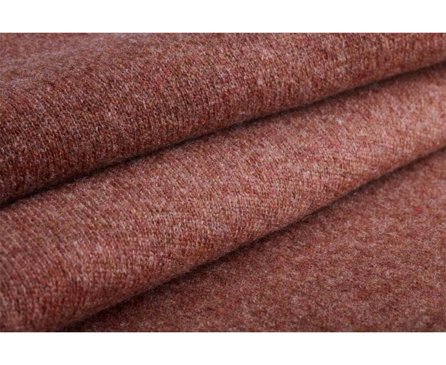 Pull homme col roulé rouille chiné en laine d'agneau - EMERIC