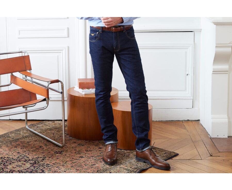 Jean homme Indigo Brut Slim - RIDLEY