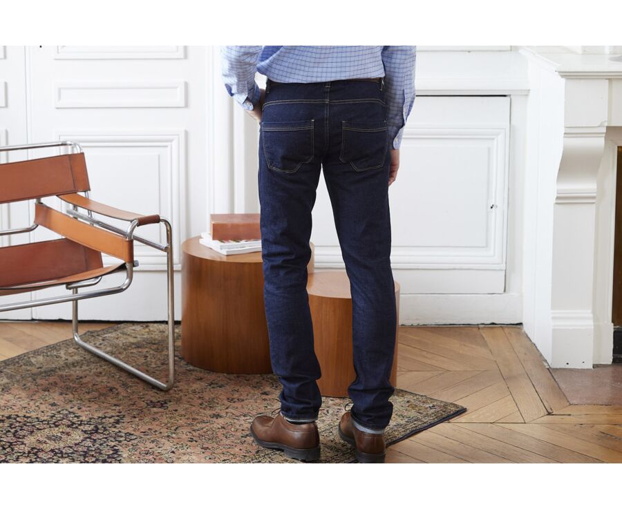 Jean homme Indigo Brut Slim - RIDLEY