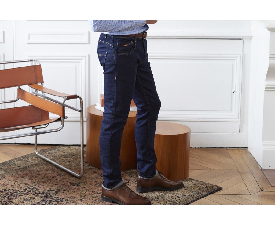 Jean homme Indigo Brut Slim - RIDLEY