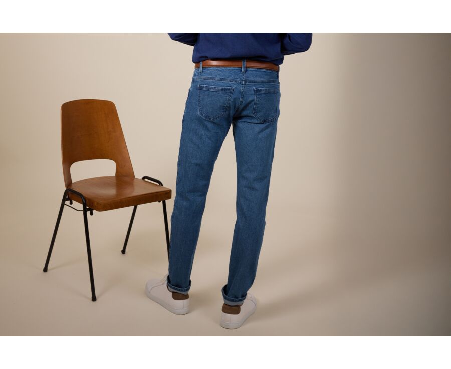 Jean homme Denim Clair Slim - RIDLEY