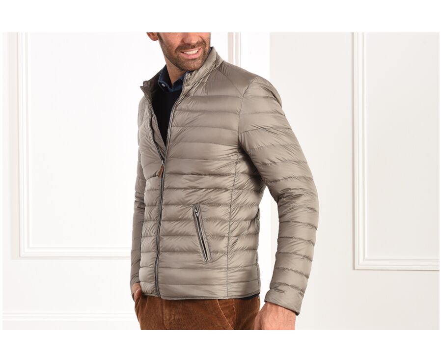 Doudoune légère hiver homme Taupe - SVEN