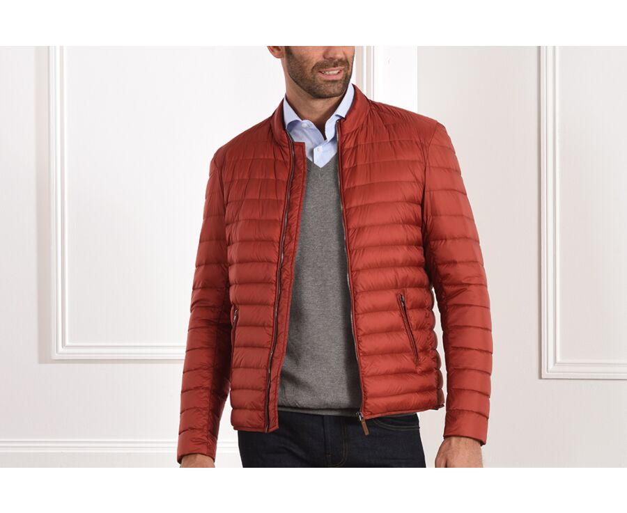 Doudoune légère hiver homme Rouge Cuivré - SVEN