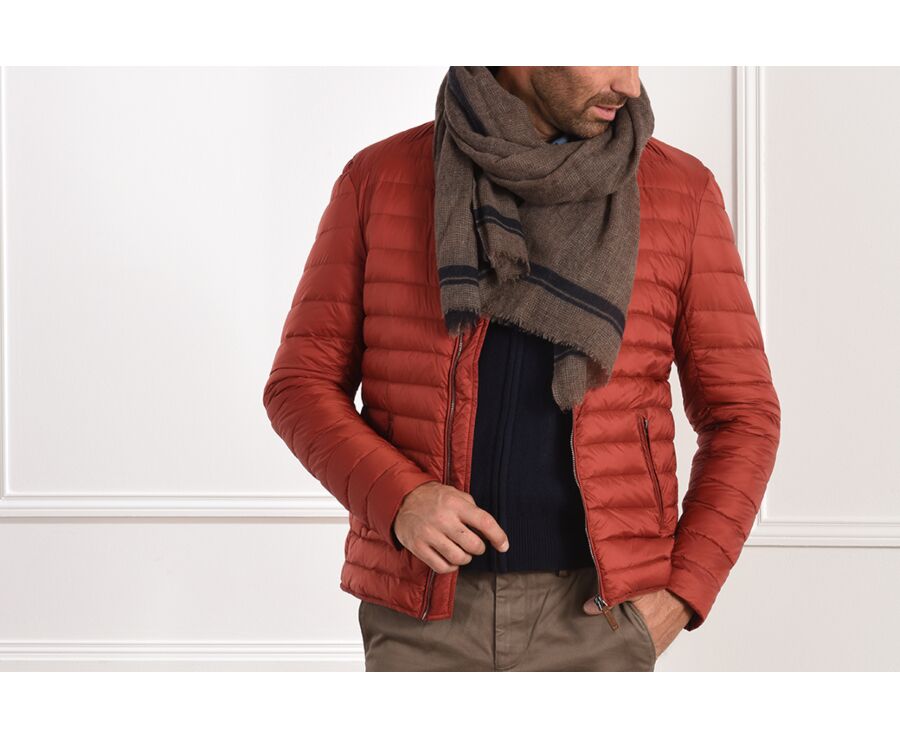 Doudoune légère hiver homme Rouge Cuivré - SVEN