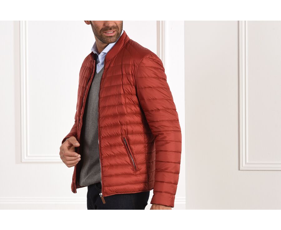 Doudoune légère hiver homme Rouge Cuivré - SVEN