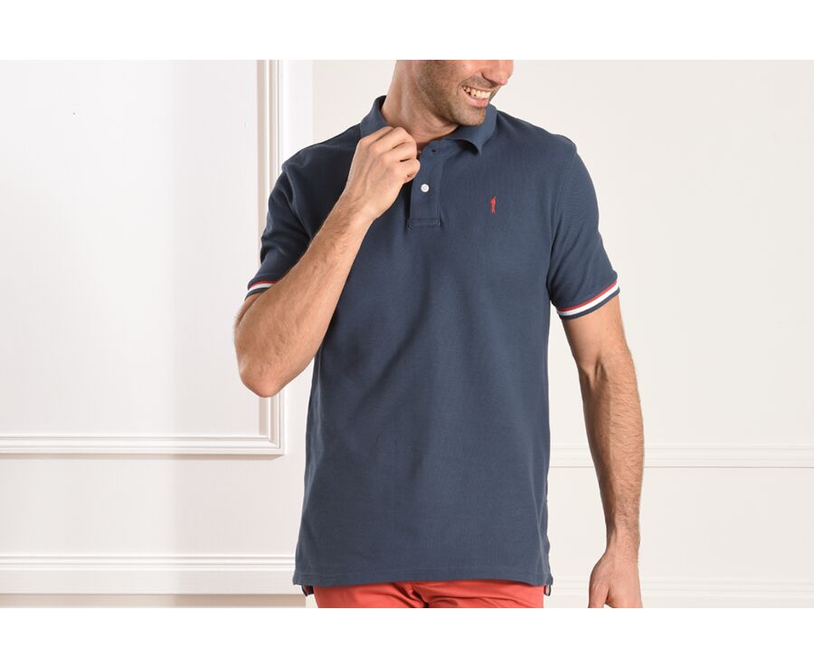 Polo Bleu Nordique homme - ANDREW