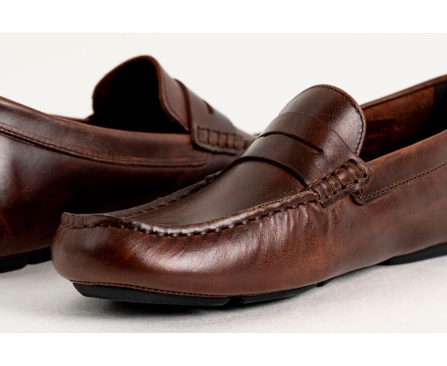 Mocassin homme été Chocolat - SEACREST II
