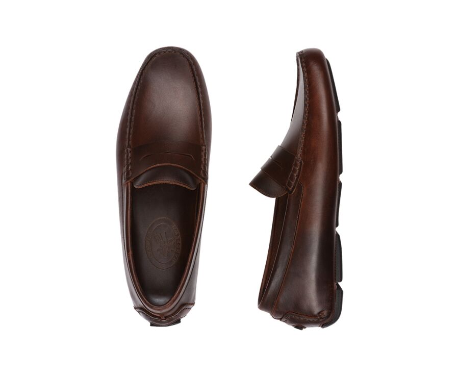 Mocassin homme été Chocolat - SEACREST II