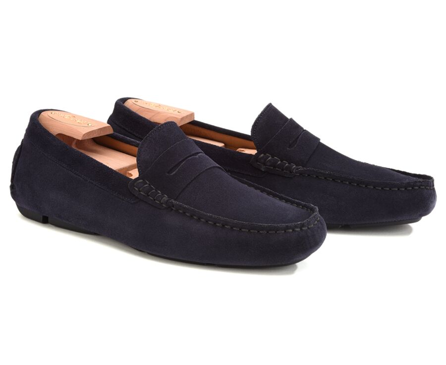 Mocassin homme été Velours Marine - SEACREST II