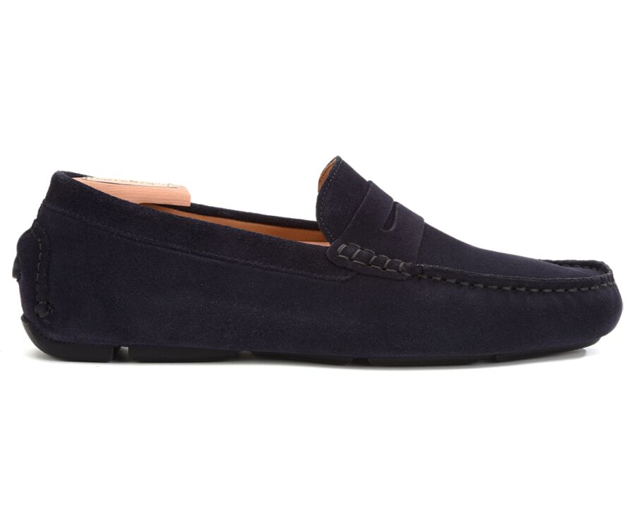 Mocassin homme été Velours Marine - SEACREST II