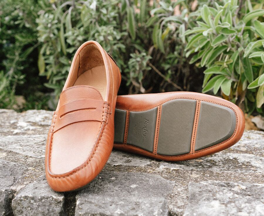 Mocassin homme été Cognac patiné - SEACREST II