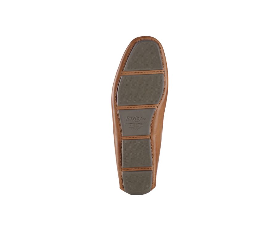 Mocassin homme été Cognac patiné - SEACREST II