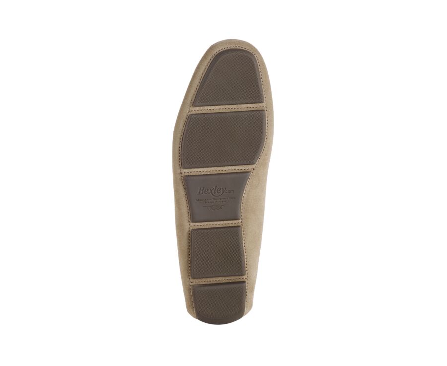Mocassin homme Velours Beige Foncé - SEACREST II