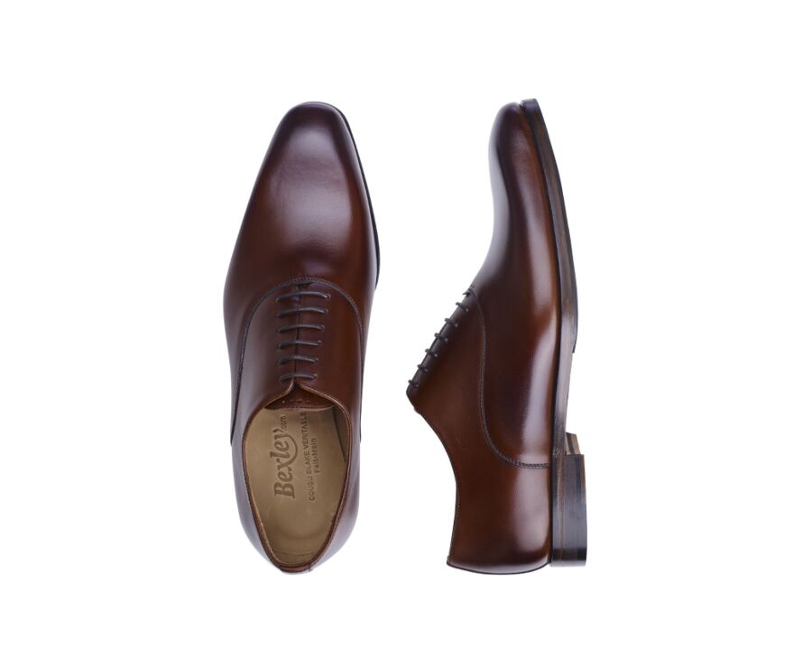 Richelieu homme Châtaigne patiné - TREMEZZO PATIN