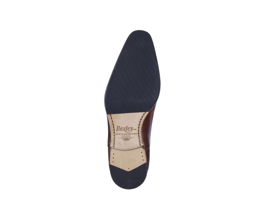 Richelieu homme Châtaigne patiné - TREMEZZO PATIN