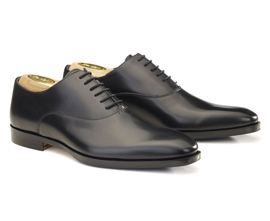Richelieu homme Noir semelle cuir avec patin - TREMEZZO PATIN