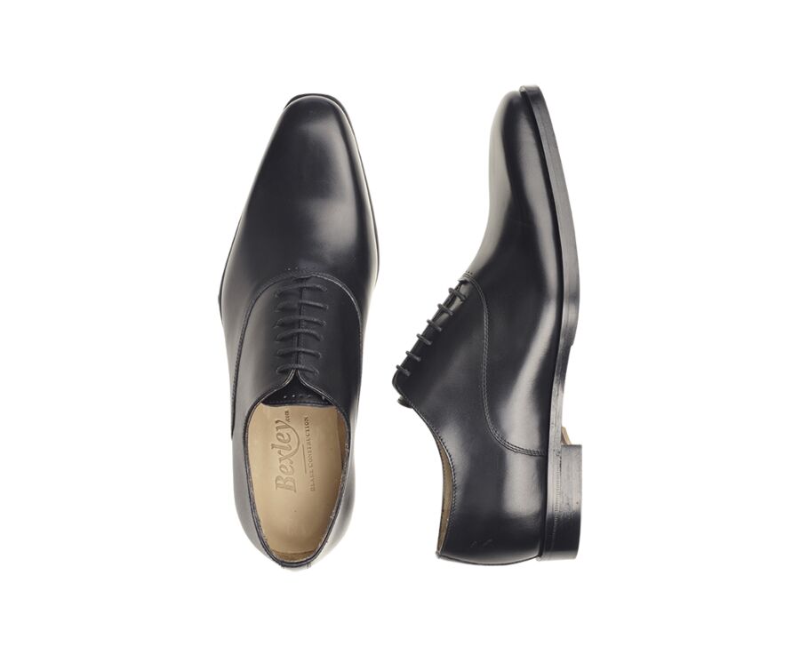 Richelieu homme Noir semelle cuir avec patin - TREMEZZO PATIN