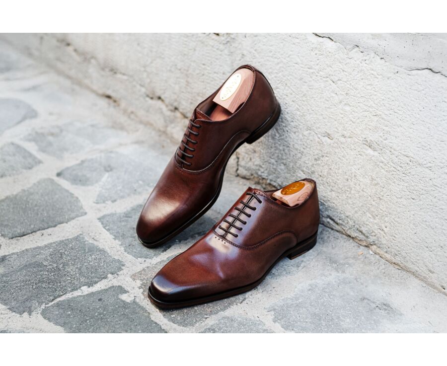 Richelieu homme Cognac patiné - TREMEZZO PATIN