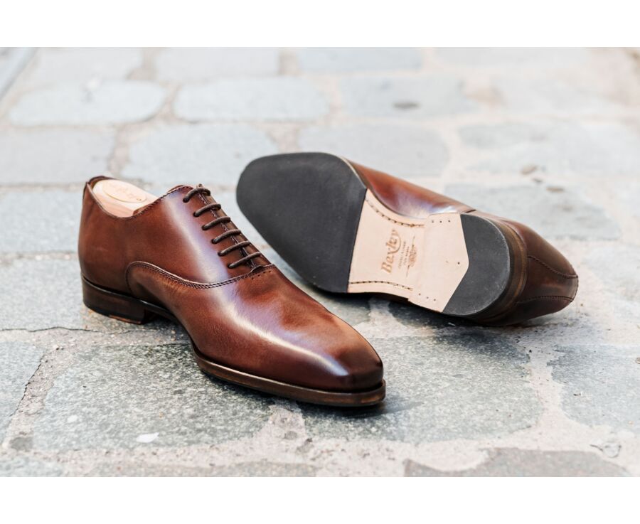 Richelieu homme Cognac patiné - TREMEZZO PATIN