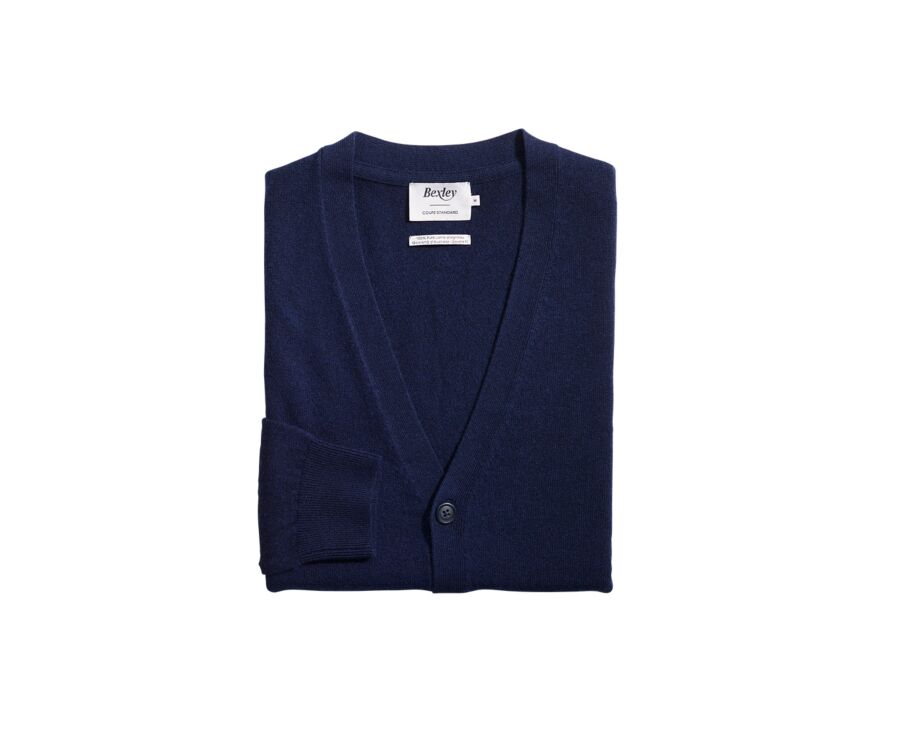 Gilet homme laine Bleu Marine - OWEN II