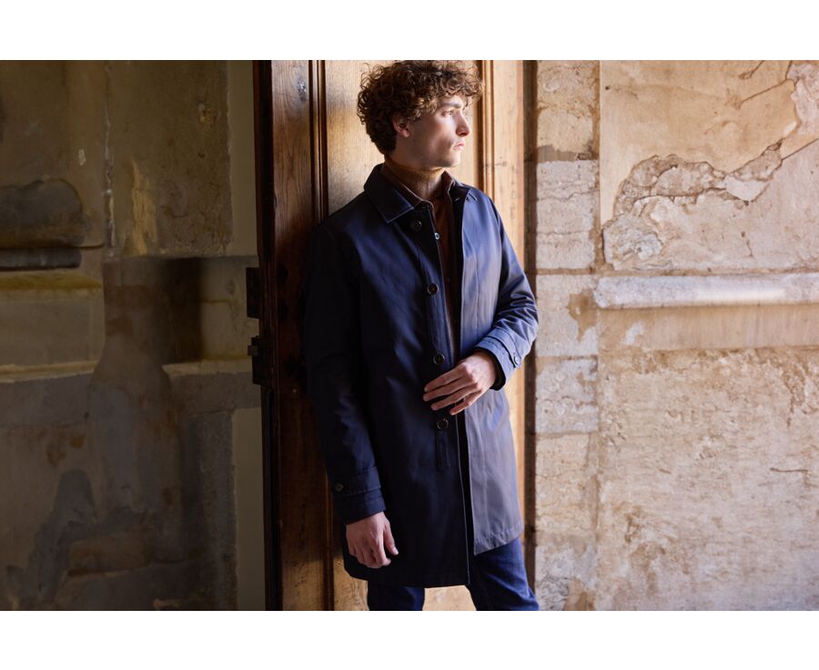 Trench homme Bleu Marine - AURÈLE II