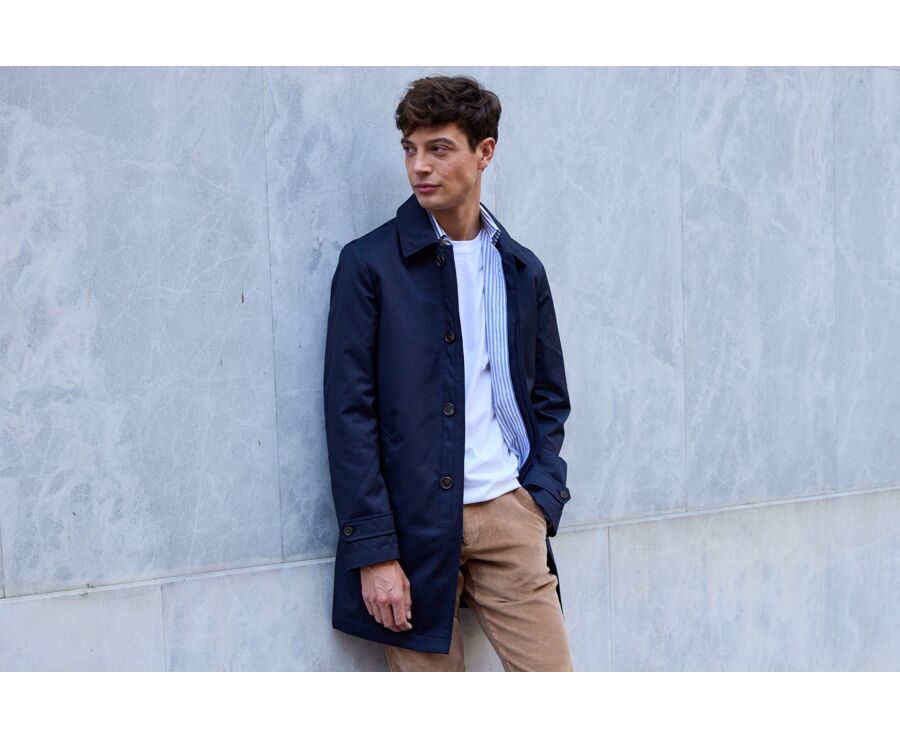 Trench homme Bleu Marine - AURÈLE II